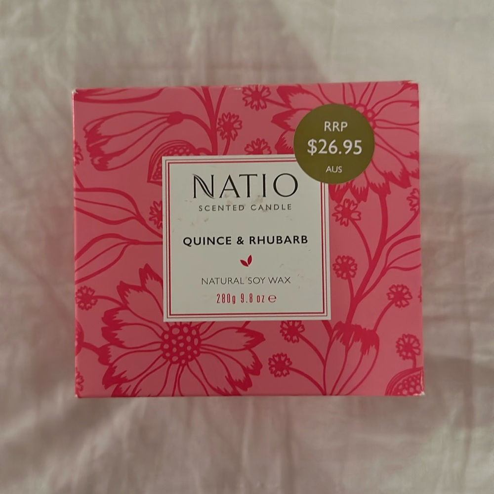 Never used Natio scented candle